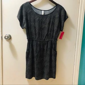 Black and white polka dot dress